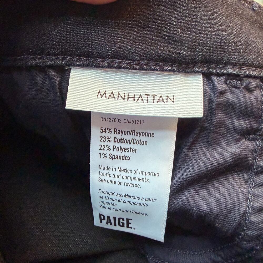 PAIGE Manhattan Bootcut Jeans in Kolbie Dark Wash Size 29 - Picture 5 of 6